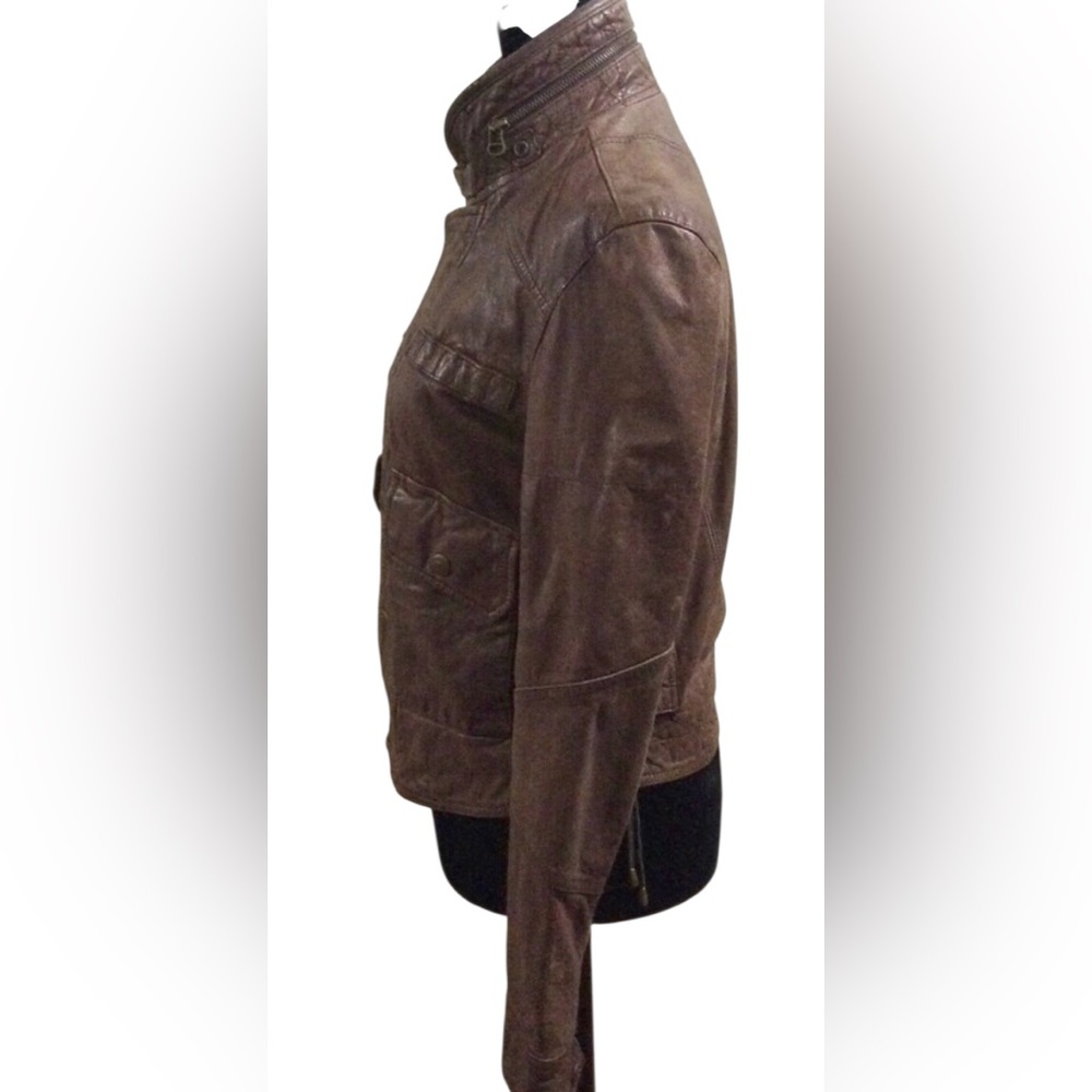 💗True Religion World Tour Rocker leather jacket💗 - Picture 5 of 16